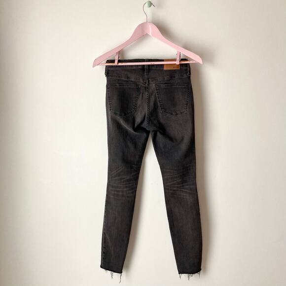 Madewell Black 9” High-Rise Skinny Jeans - Picture 2 of 6